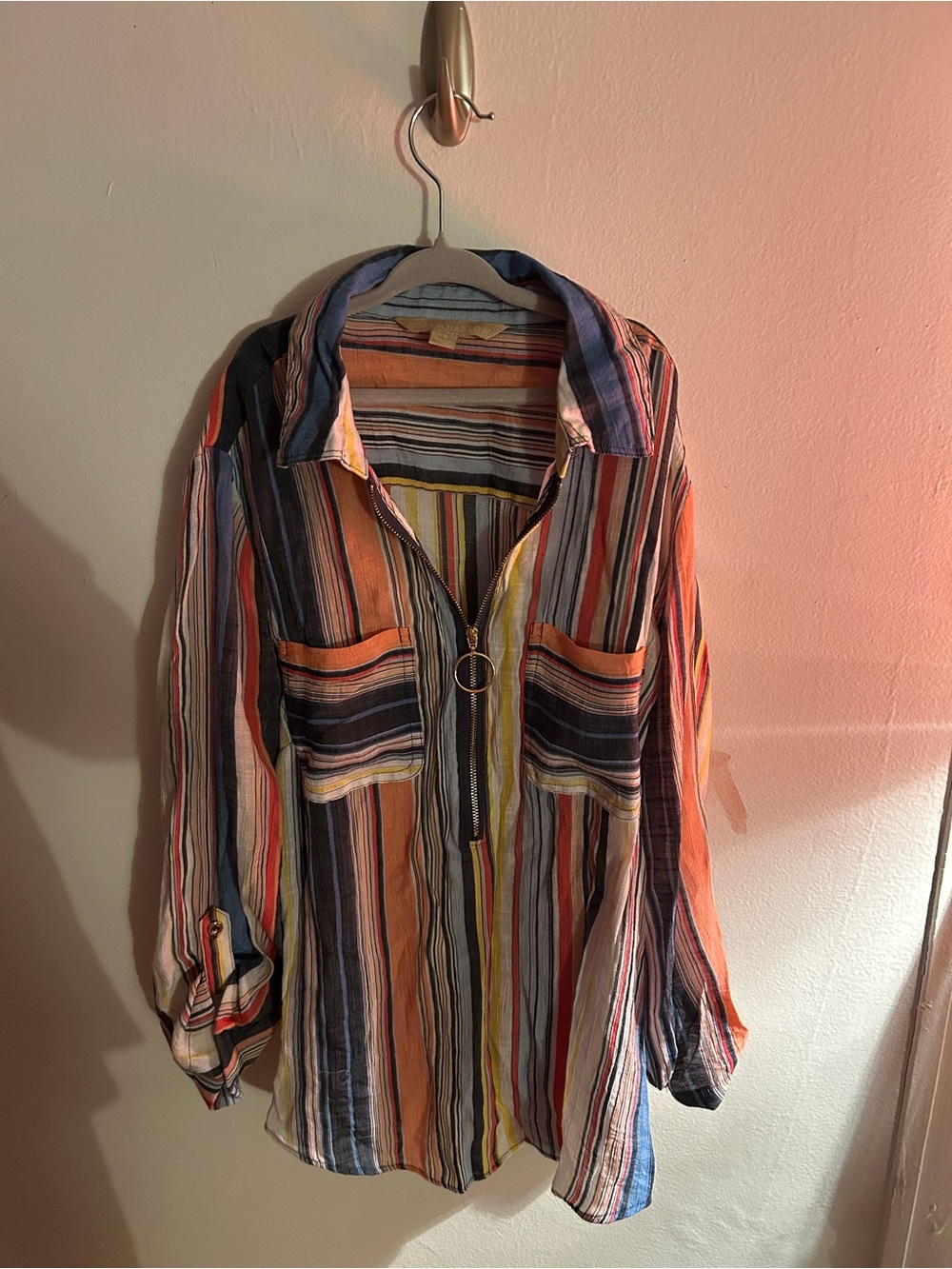 ⭐️Hope & Harlow Multicolor Striped Blouse